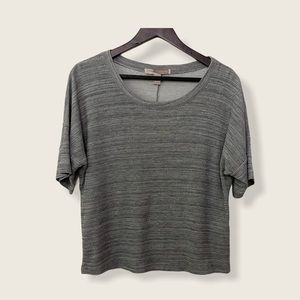 Gray short sleeve top